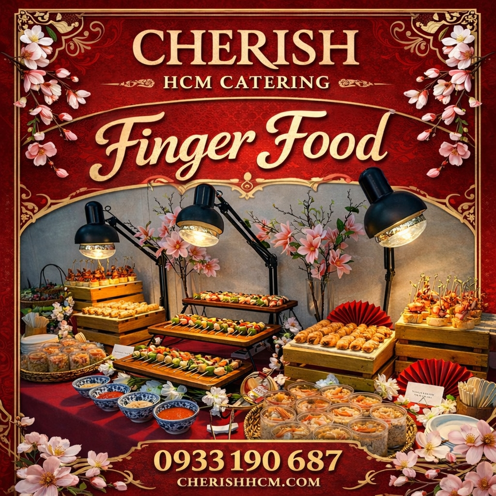 Tiệc Finger food Energy - Phù hợp từ 40 khách