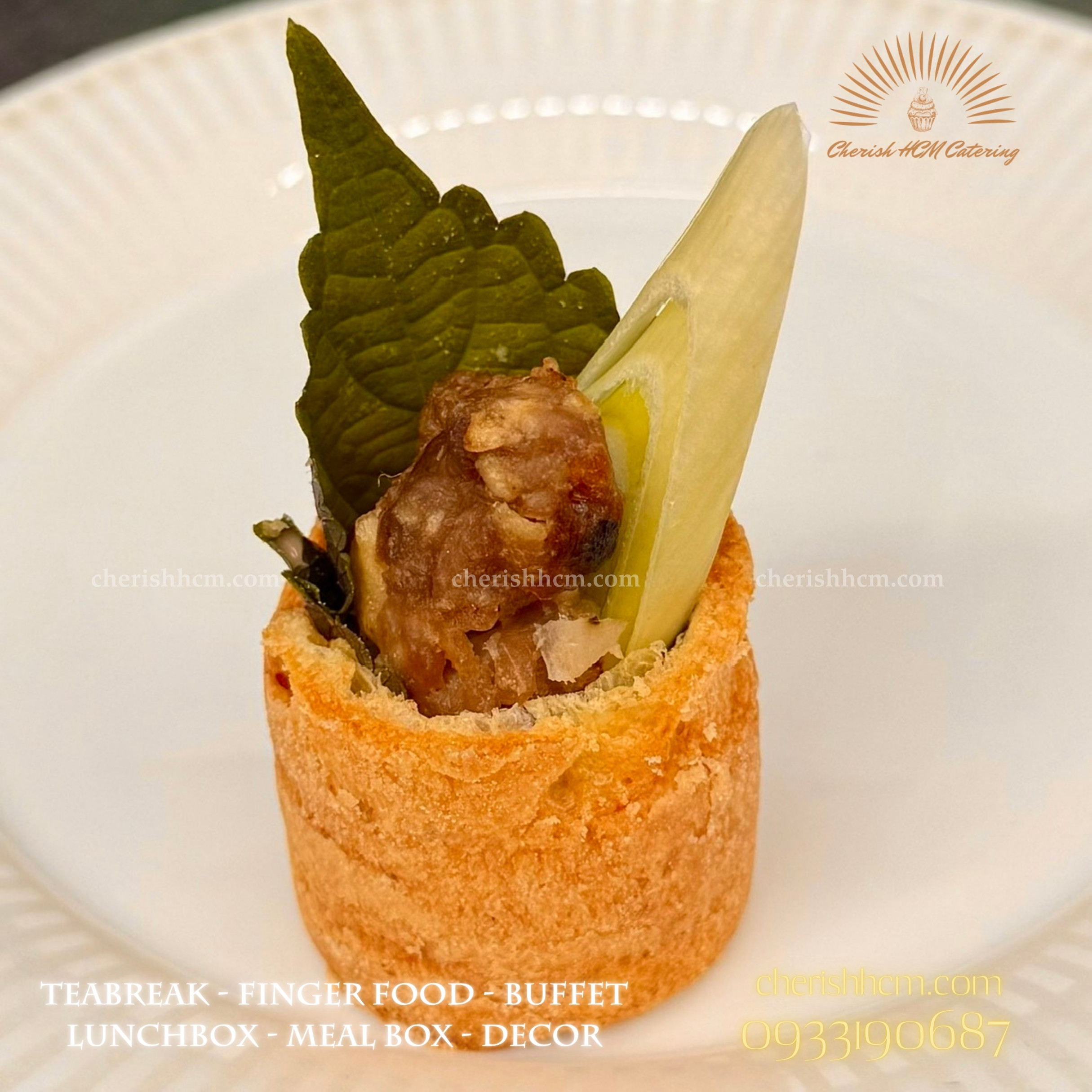 Japanese choux bò/ Japanese beef choux