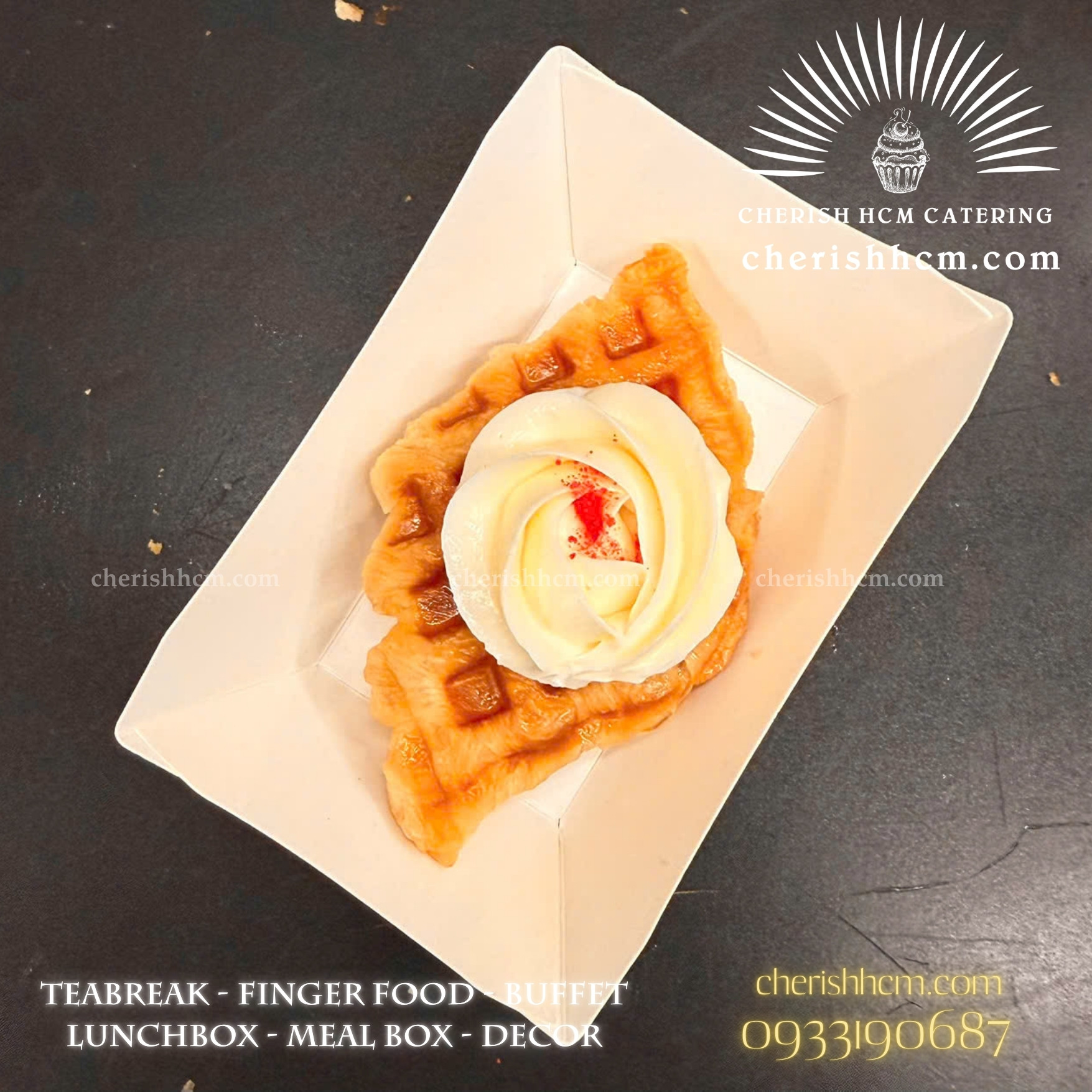 Set 10 croffle creamcheese