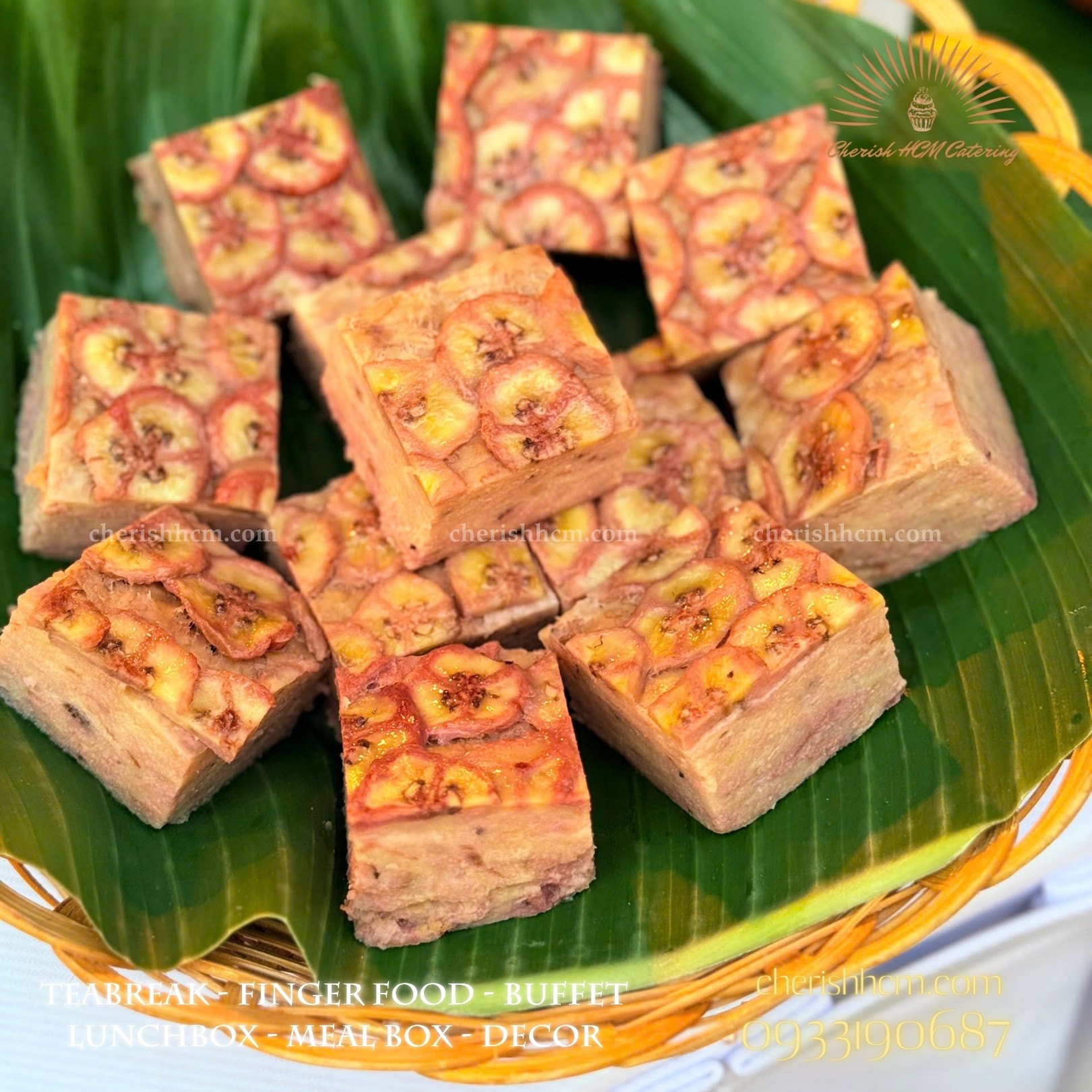 Set 20 bánh chuối nướng