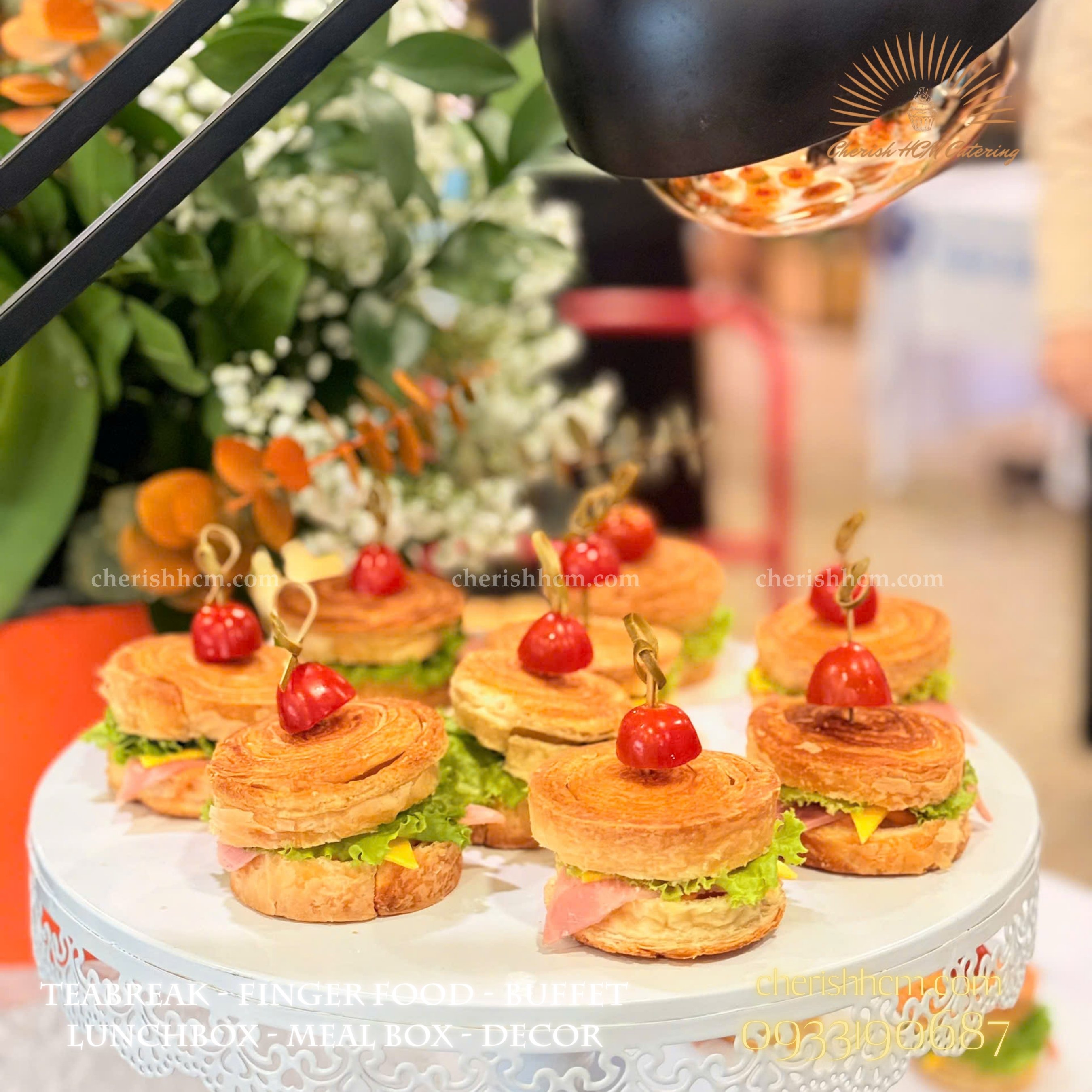 Set 10 New York croissant ham cheese/ Ham cheese New York croissant