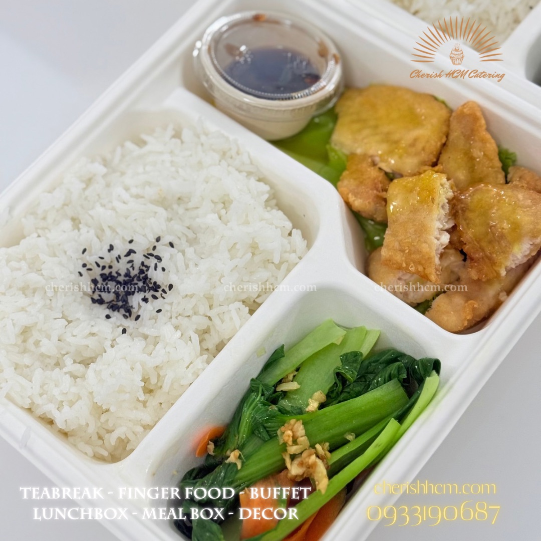 Lunch box - Cá basa phi lê sốt cam