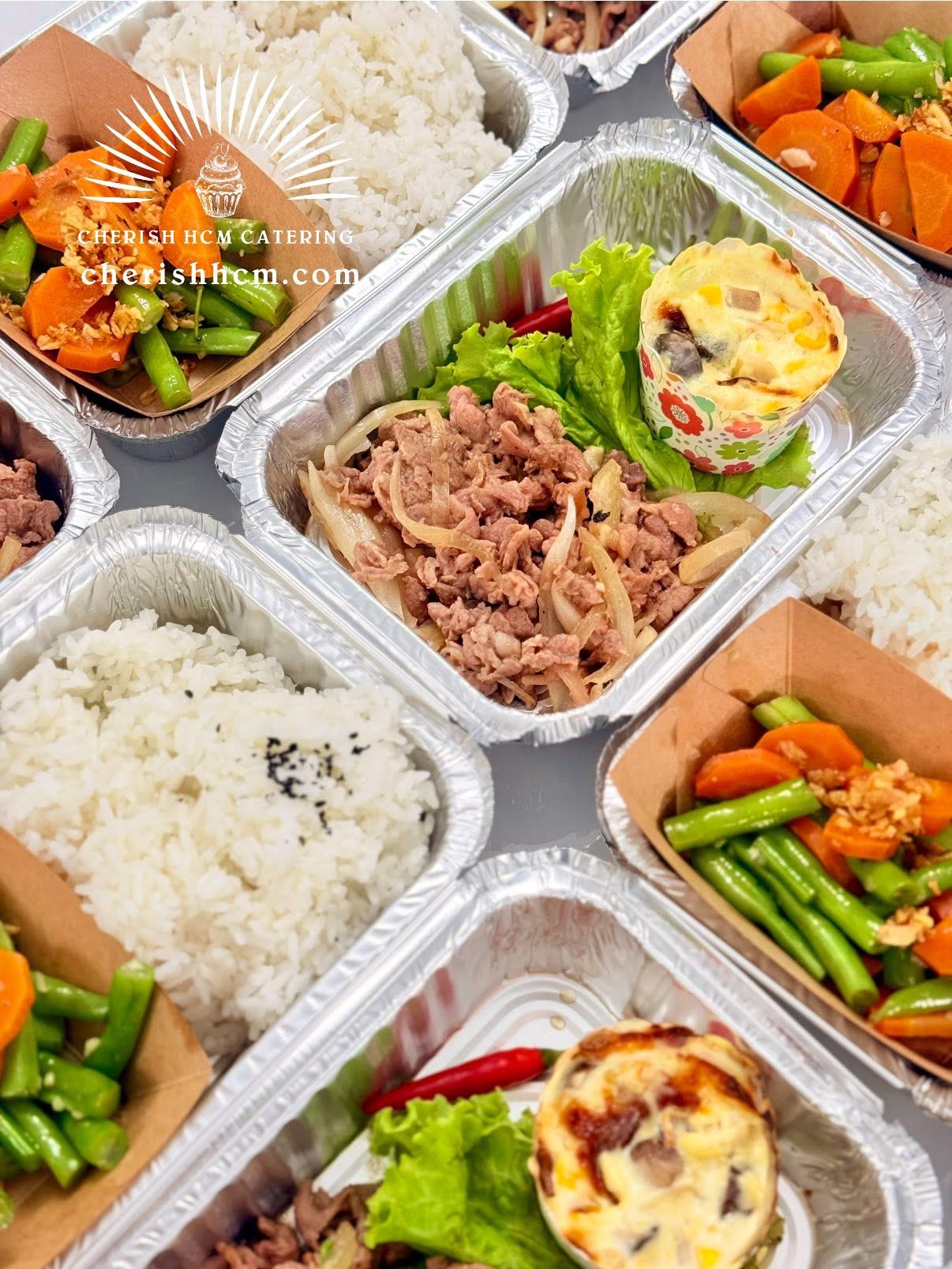 Set Lunch Retreat Cơm bò Gyudon, bắp nấm đút lò/ Gyudon beef rice with baked corn & mushrooms