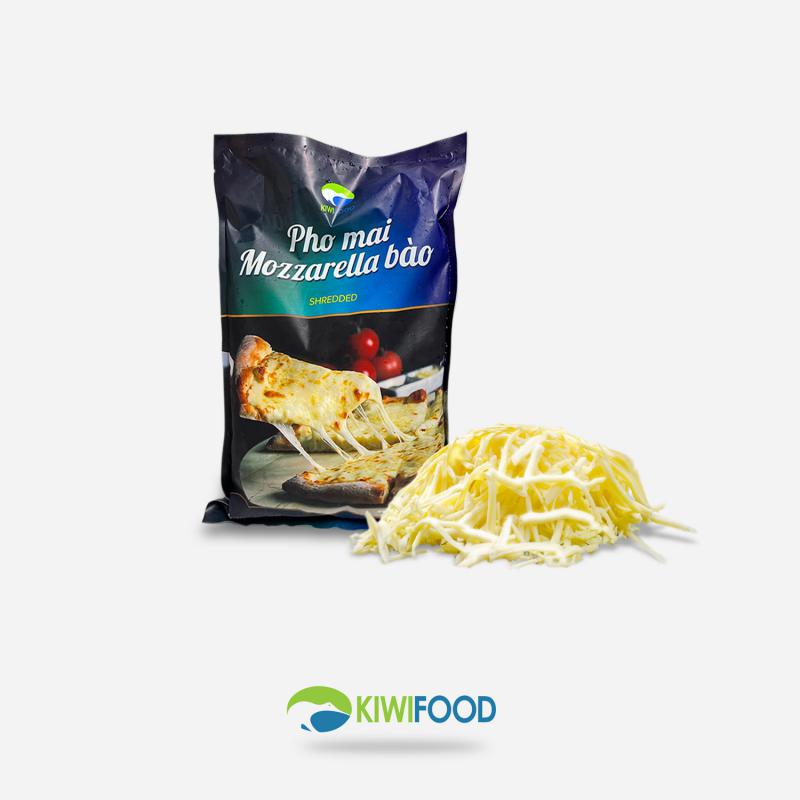 Phô mai Mozzarella bào Kiwifood gói 1kg