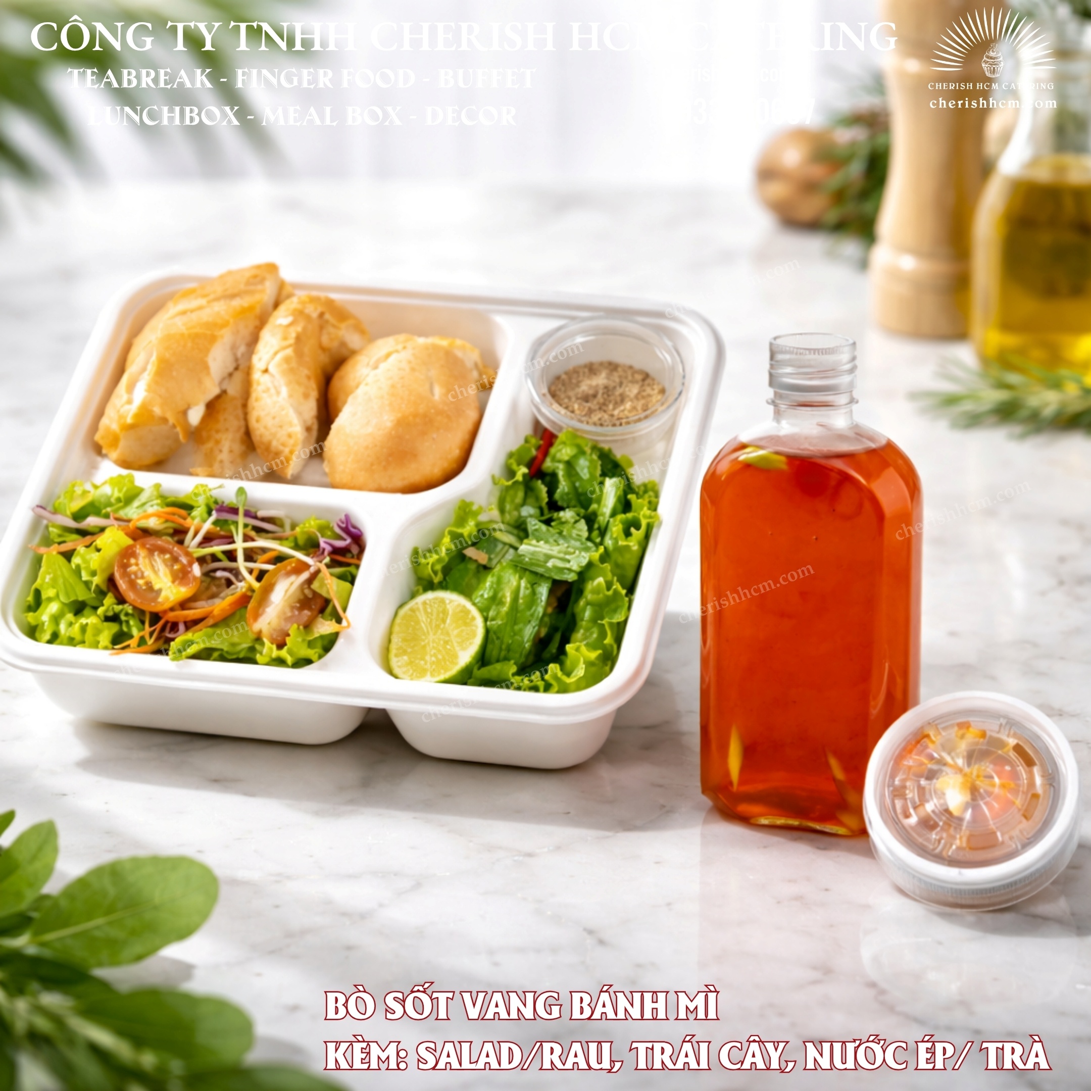 26824 Set Lunch Bright - Bò sốt vang bánh mì / Vietnamese style Beef au vin with bread