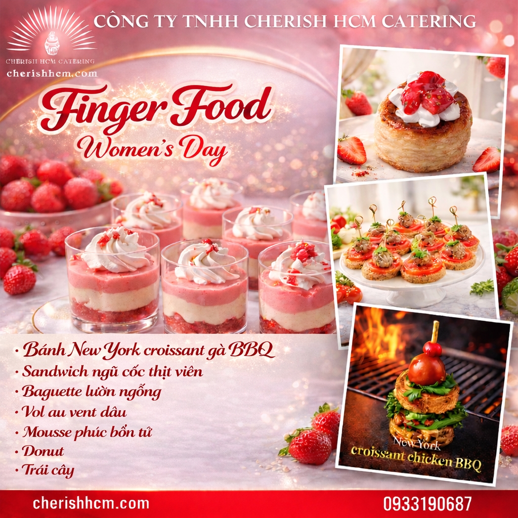 Tiệc Finger Food Women's day