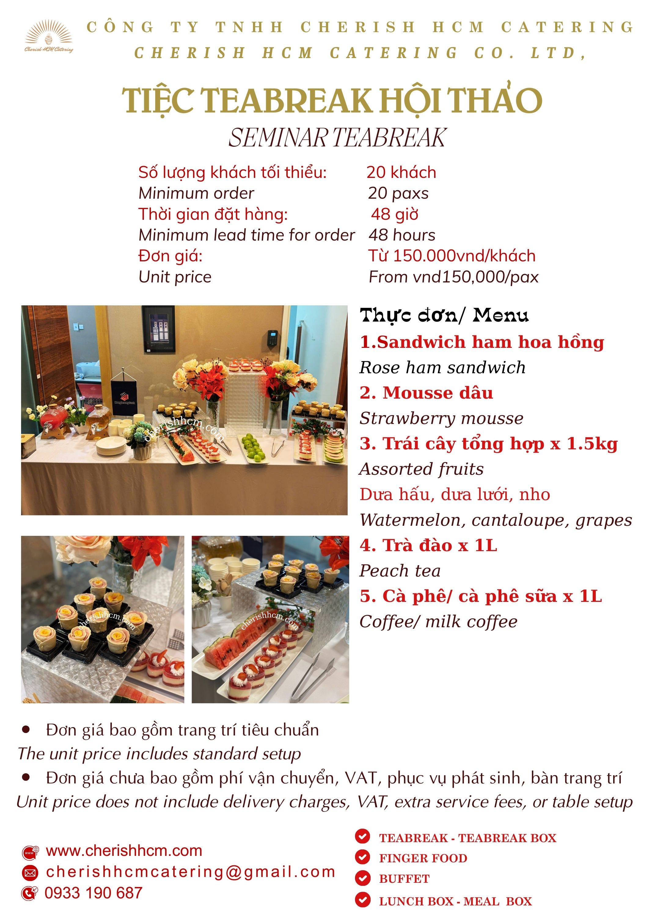 Tiệc Teabreak Reliable