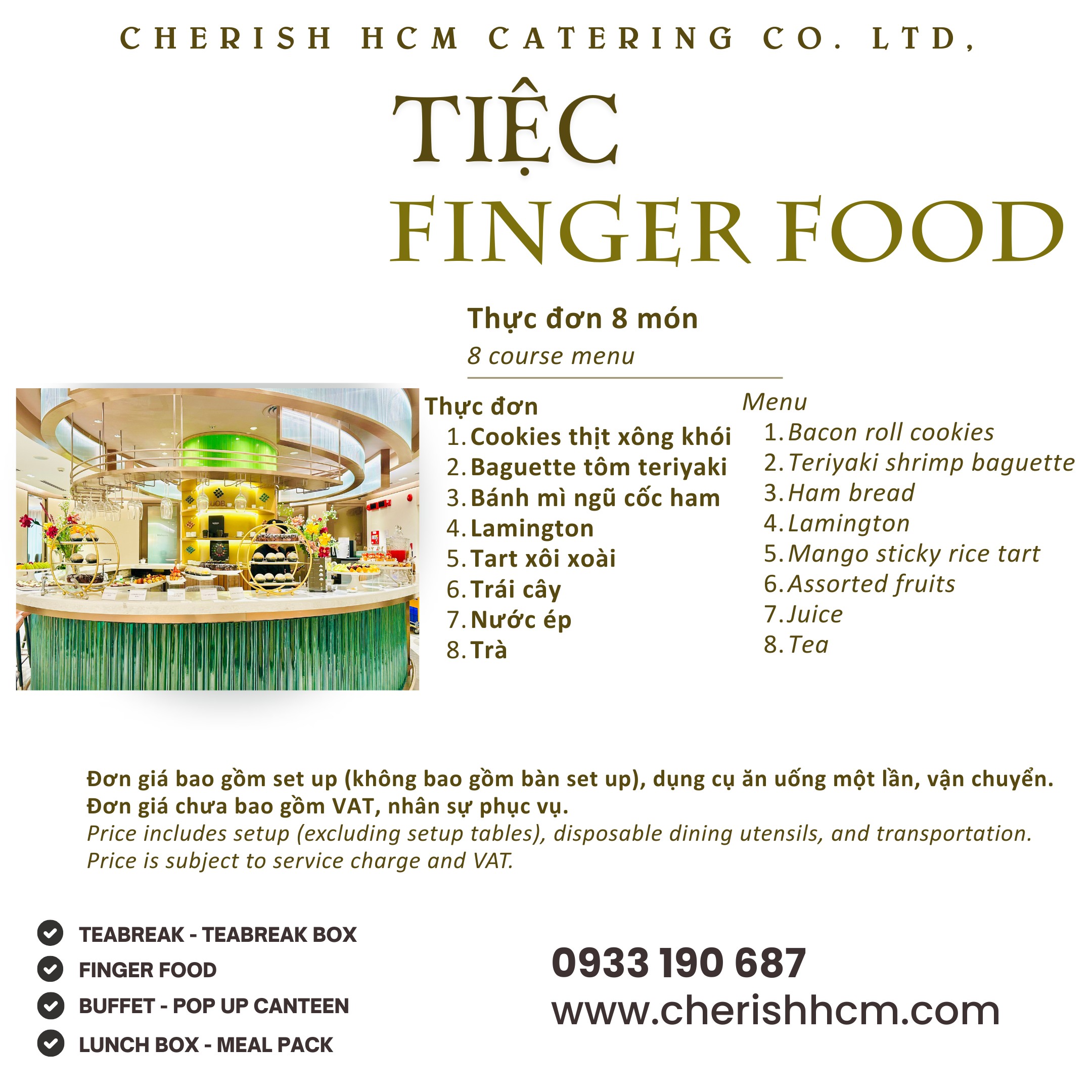 Tiệc Finger Food Vigor