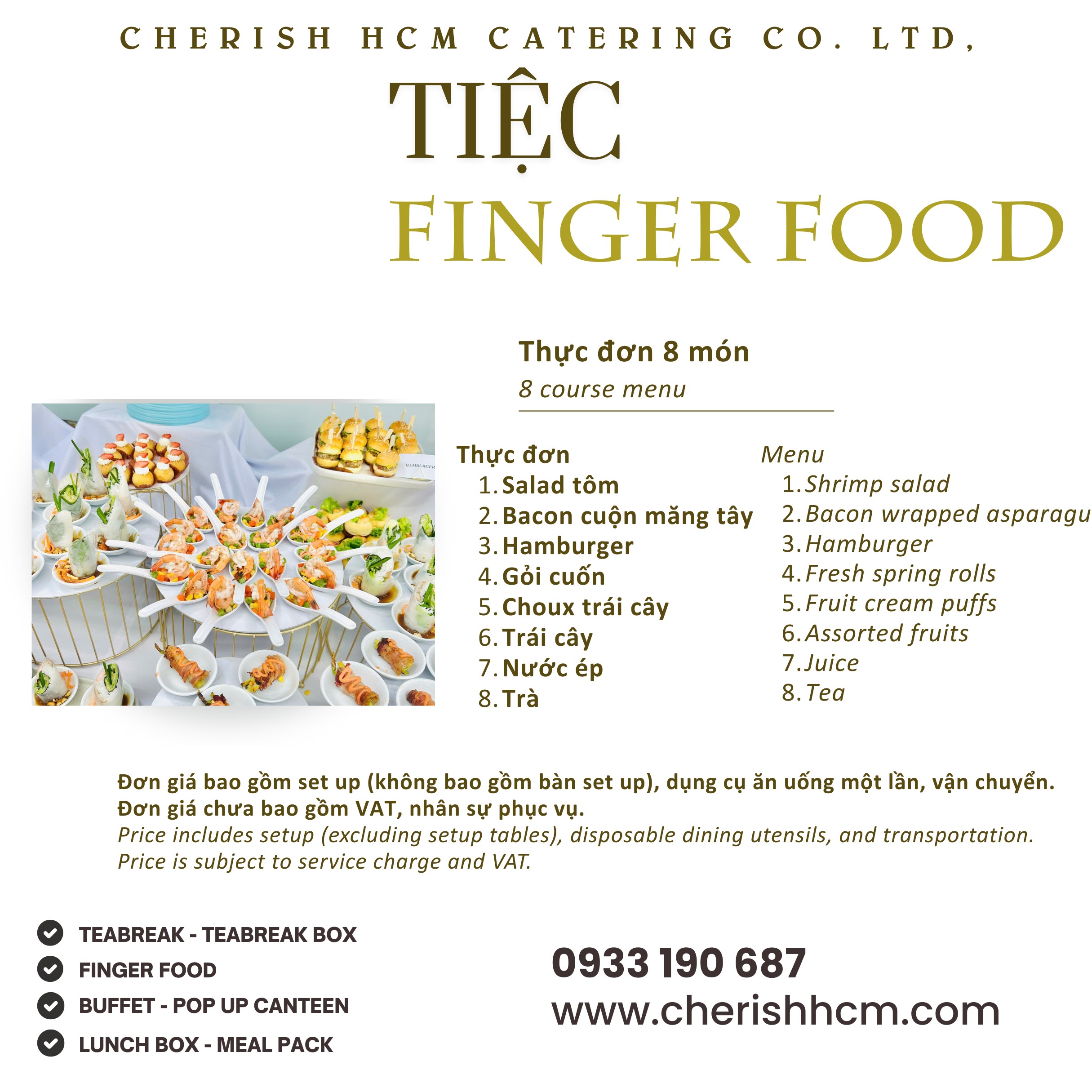 Tiệc Finger food Angular