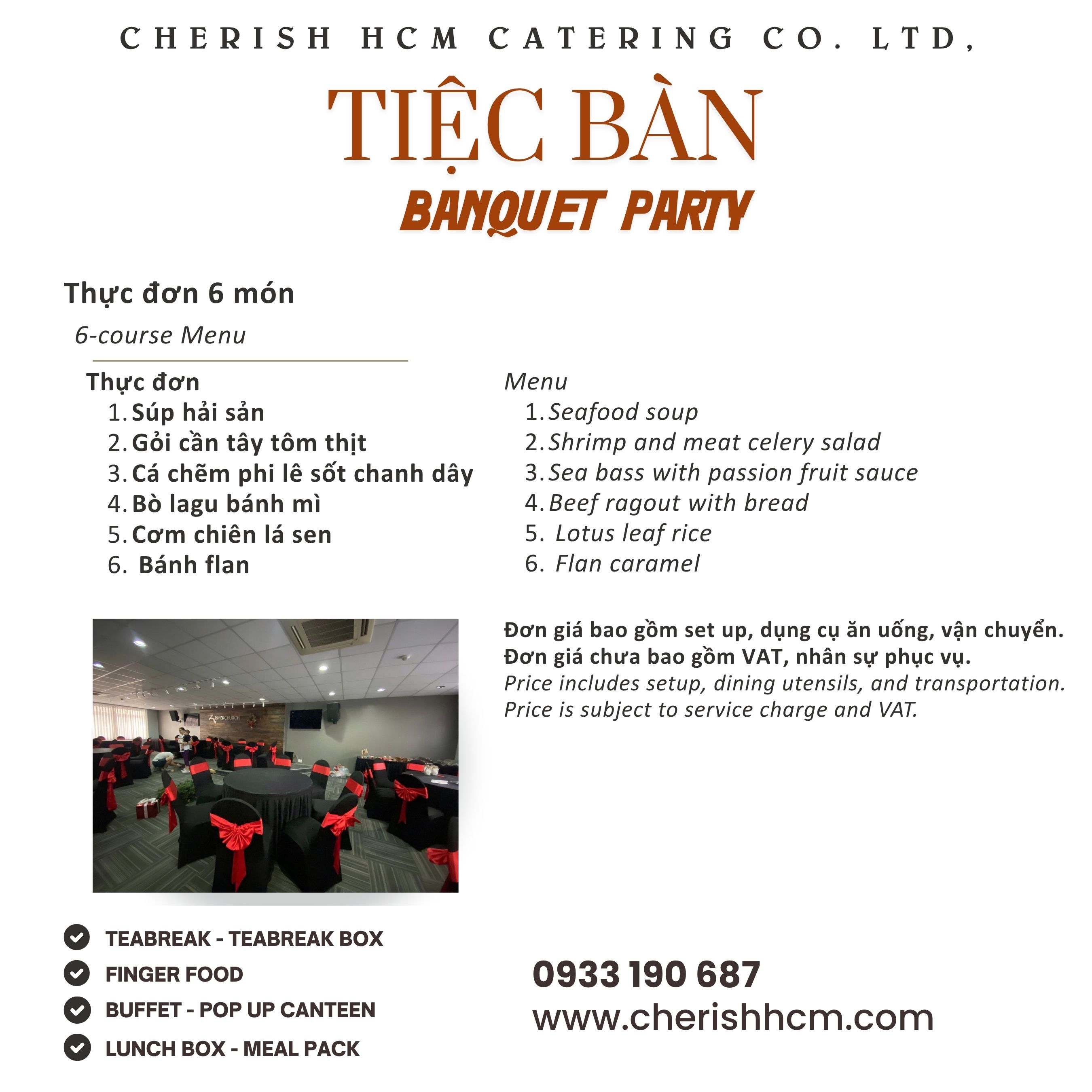 Tiệc bàn - Tài Lộc