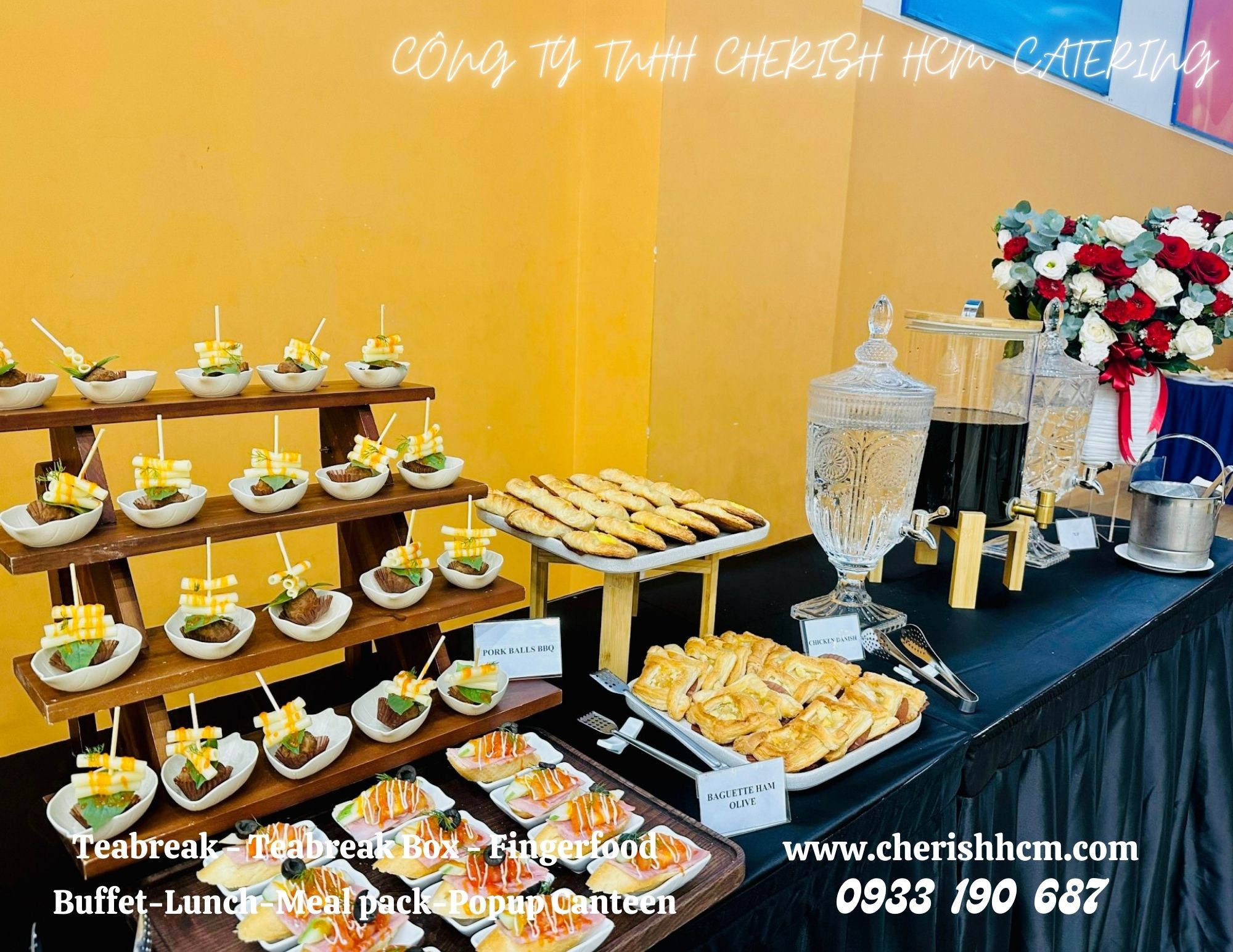 Victoria Nam Sài Gòn Tiệc fingerfood