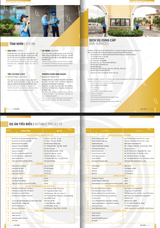  mẫu profile công ty