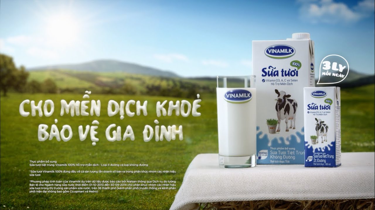 Quảng cáo sữa vinamilk chiến thuật marketing gây nghiện cho khách hàng
