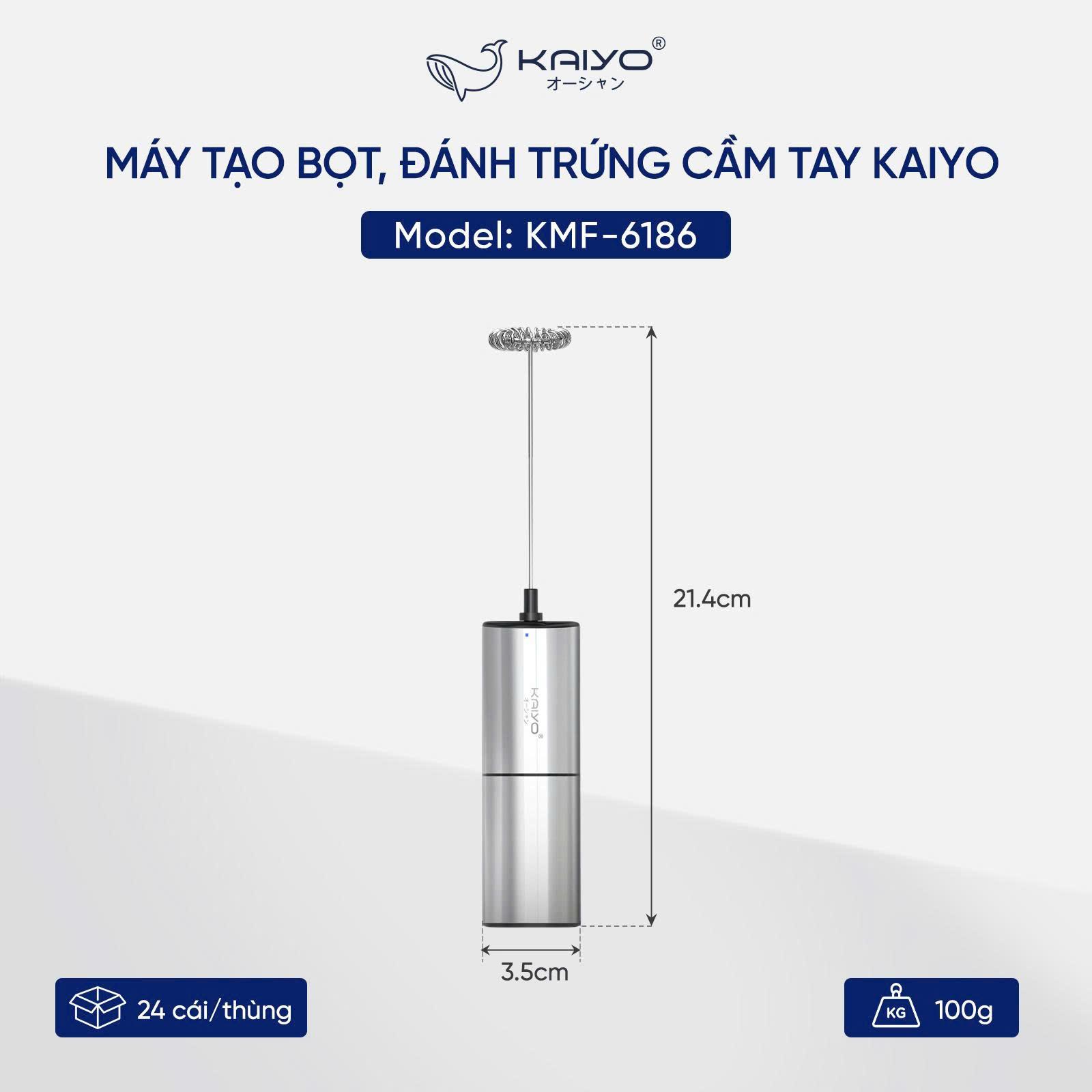 Máy tạo bọt, đánh trứng cầm tay Kaiyo [mã KMF-6168]