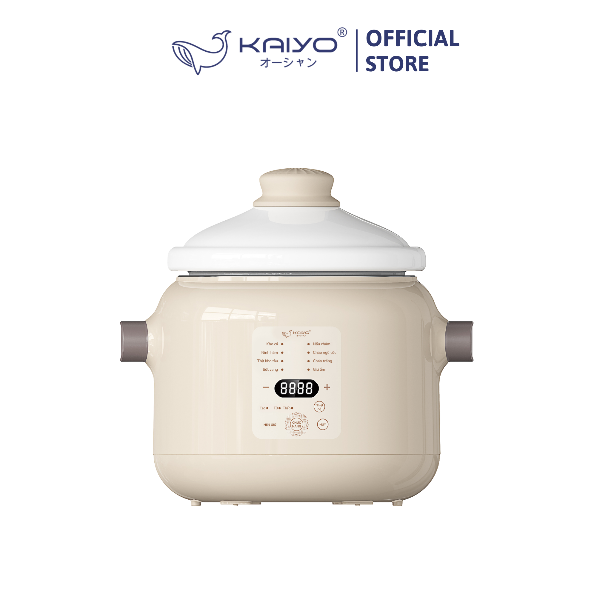 Nồi nấu chậm lõi sứ Kaiyo, model KSC-066 [mã KSC-0665]