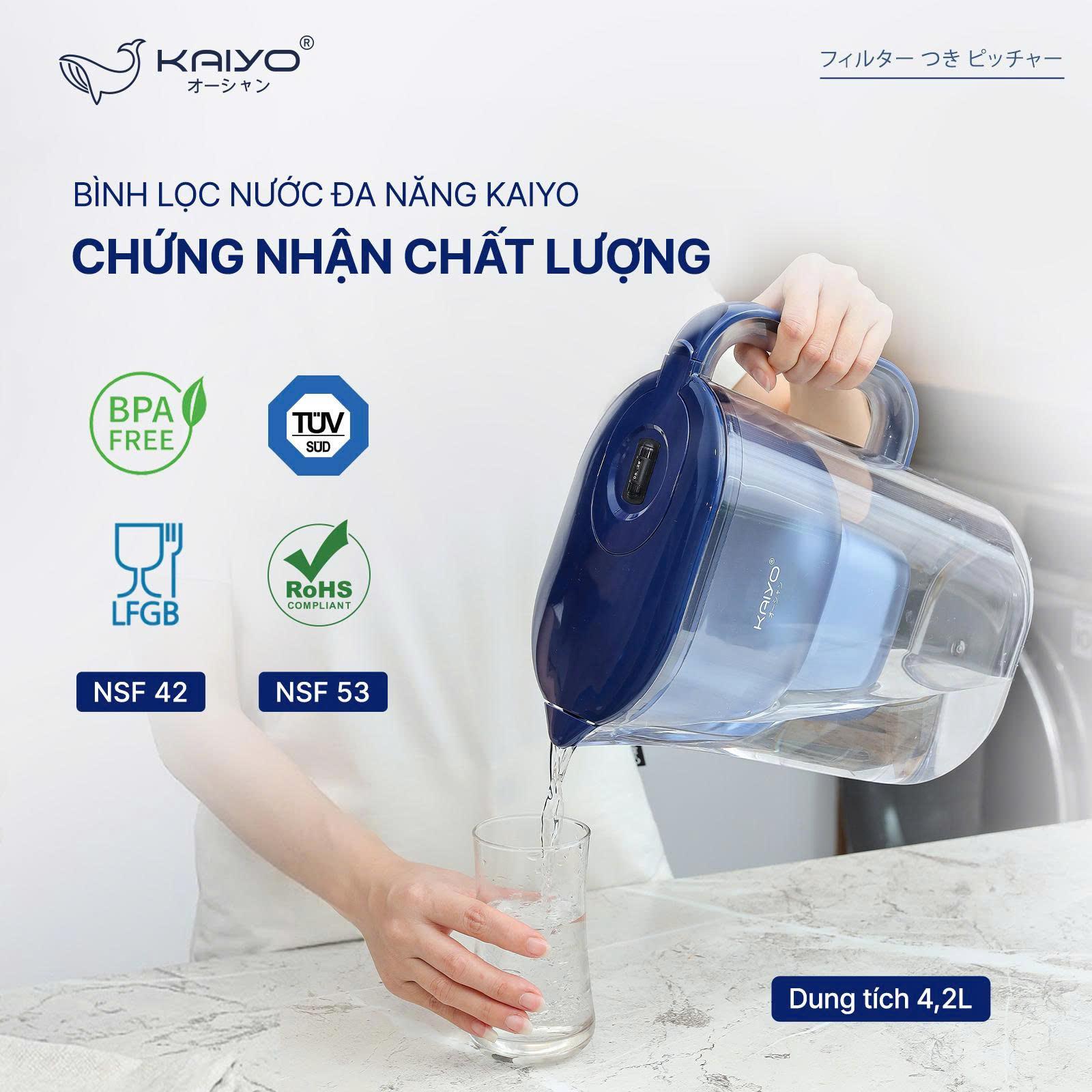 Set 2 hộp lọc dùng cho bình lọc nước Kaiyo [mã KWF-8302]