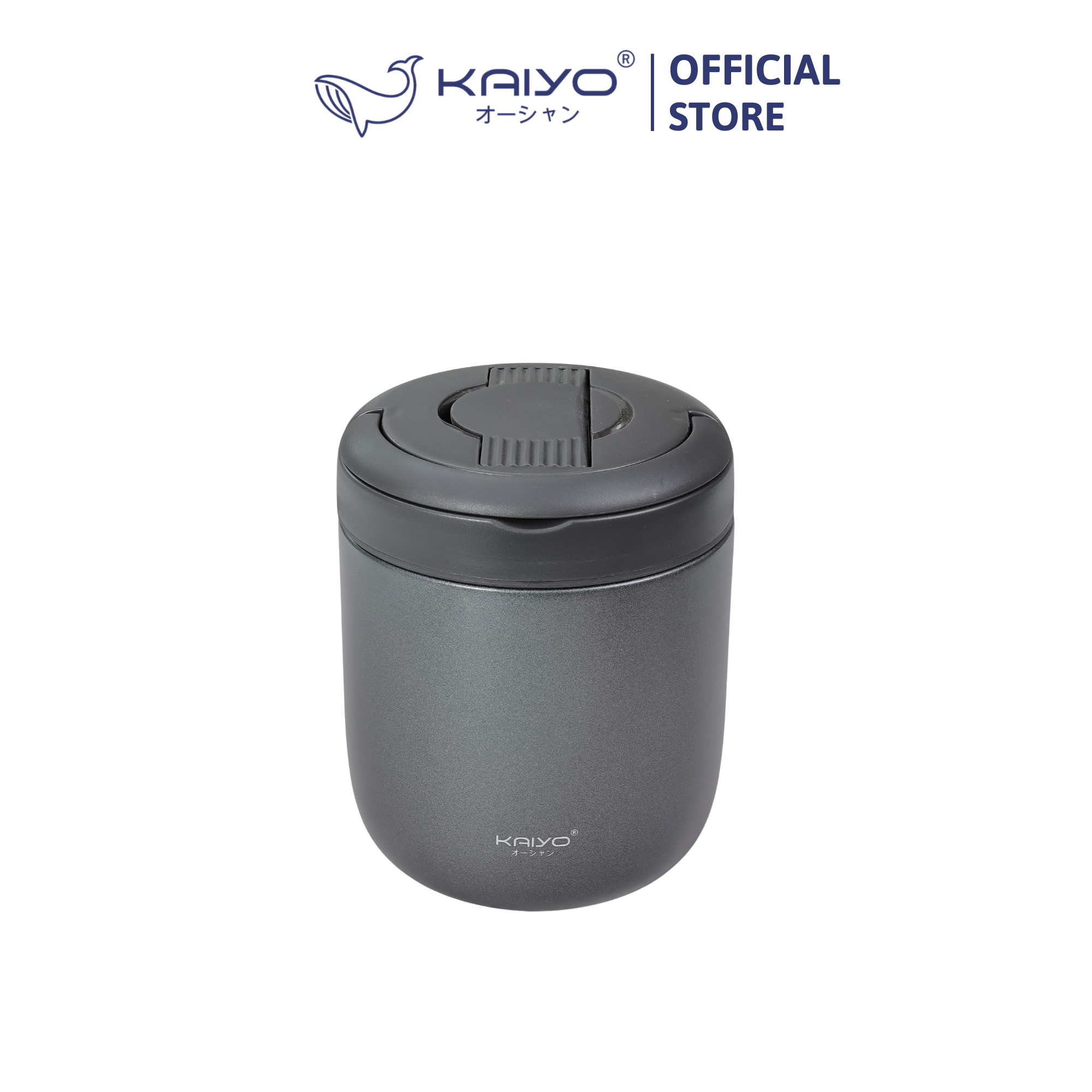 Cặp lồng giữ nhiệt 3 ngăn Kaiyo, dung tích 1.3L màu ghi [mã KVL-1563]