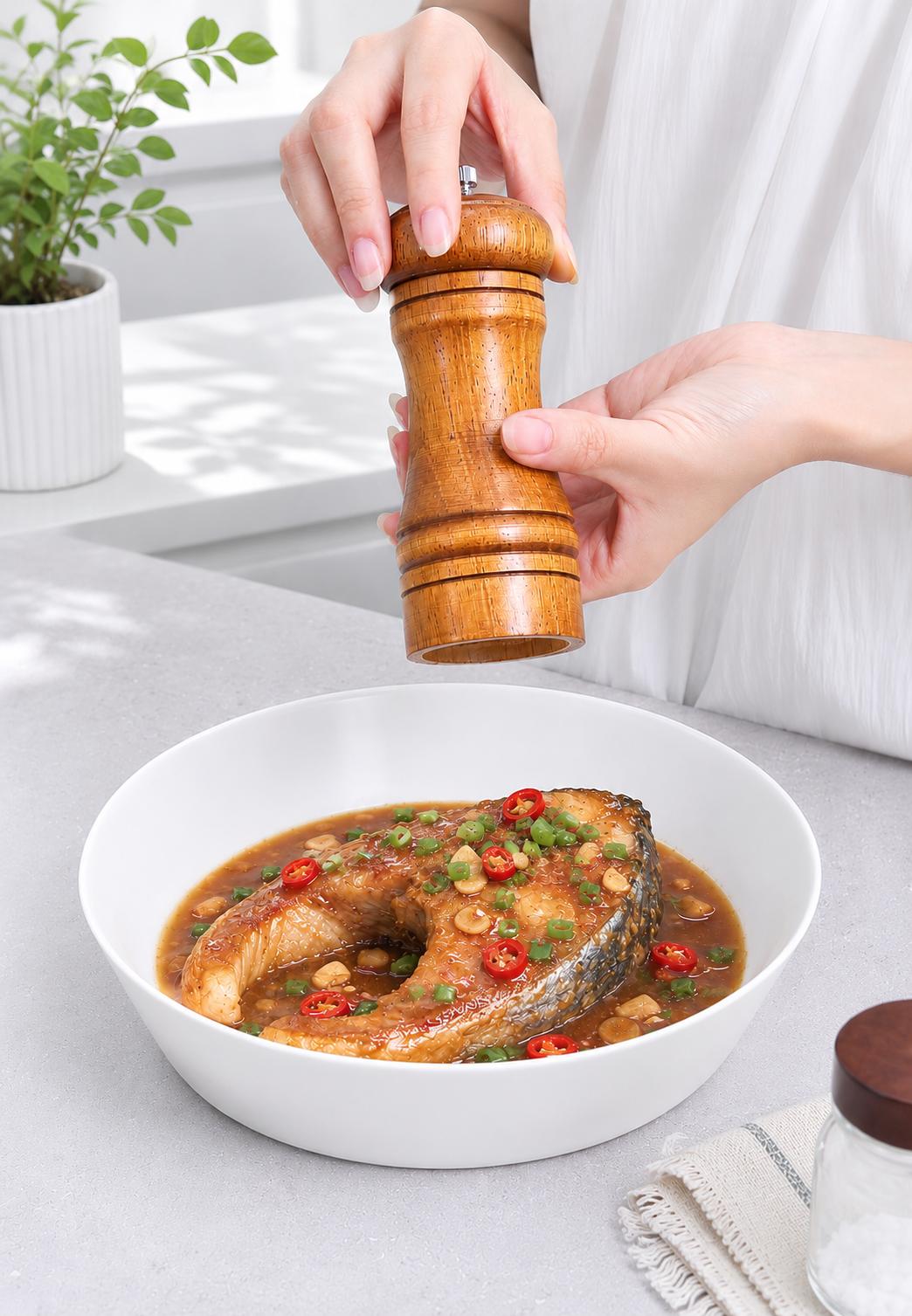 Set 4 đĩa soup thành cao dáng vát Opal Kaiyo - size 22cm [mã KCT-5158]