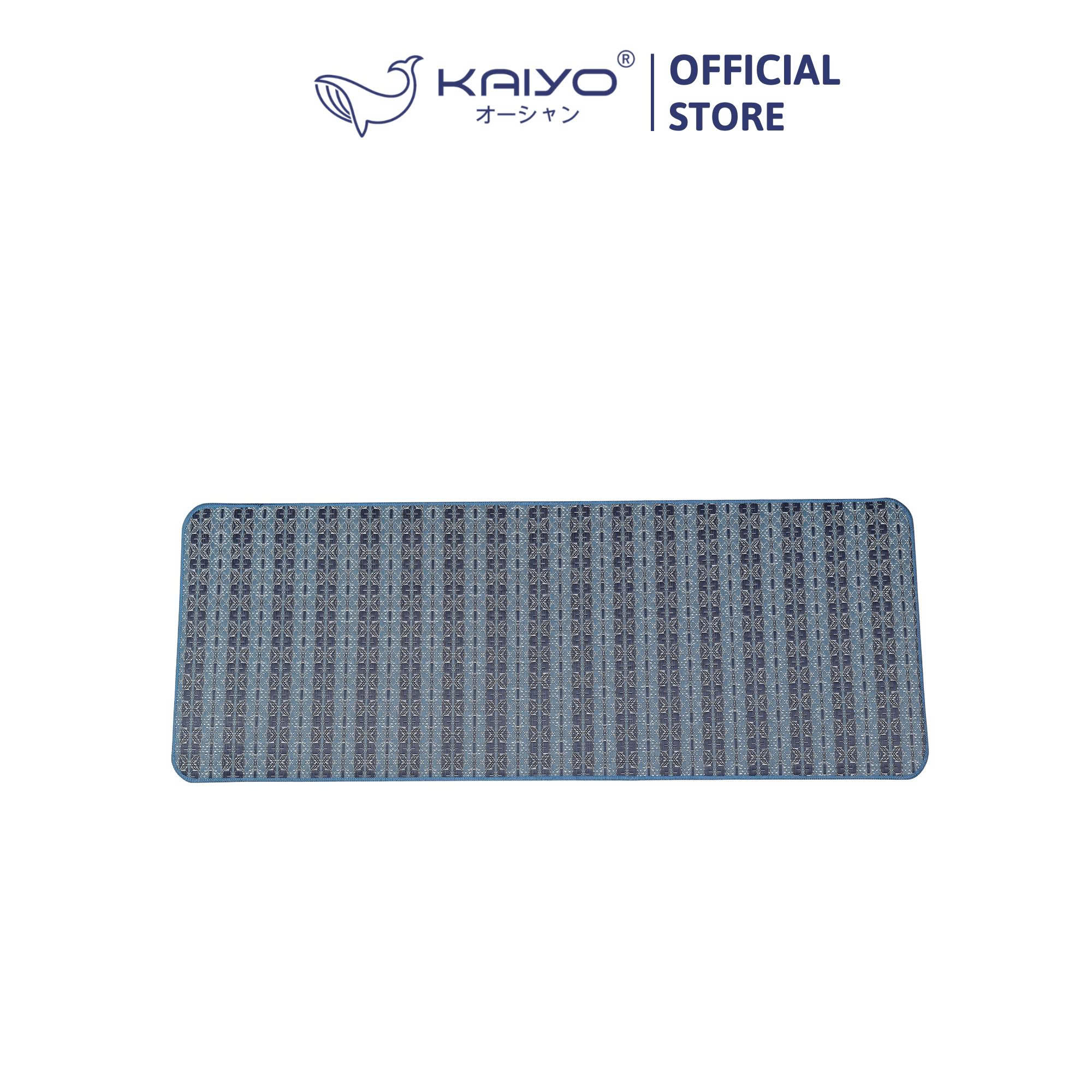 Thảm nhà bếp chống nước Kaiyo, size L 45x120cm màu xanh đậm [mã KKM-9620]