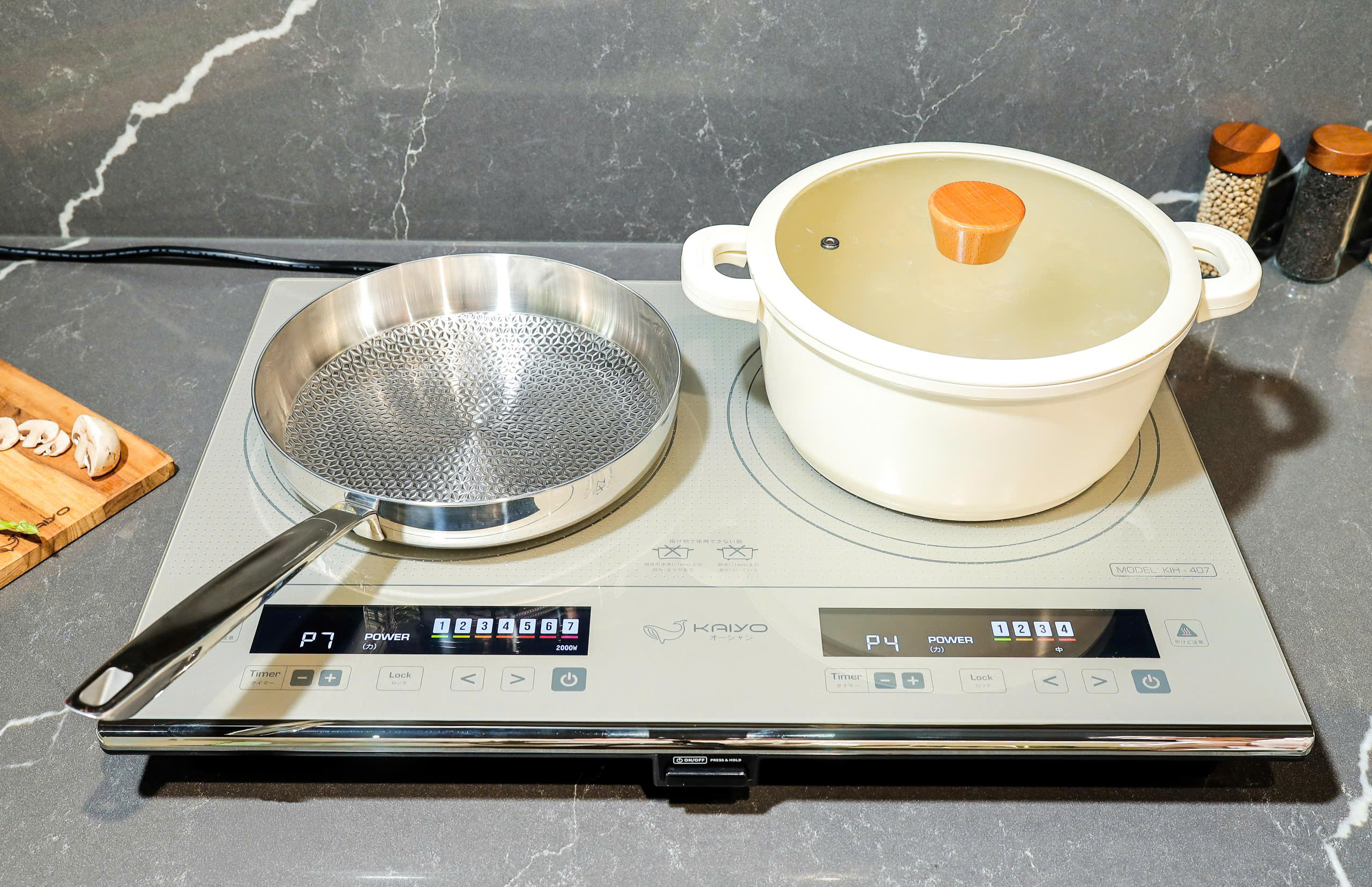 Bếp từ đôi lõi đồng Kaiyo [KIH-407]