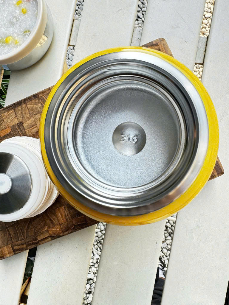 Bình ủ cháo Kaiyo, dung tích 500ml, màu vàng [mã KTJ-3970]