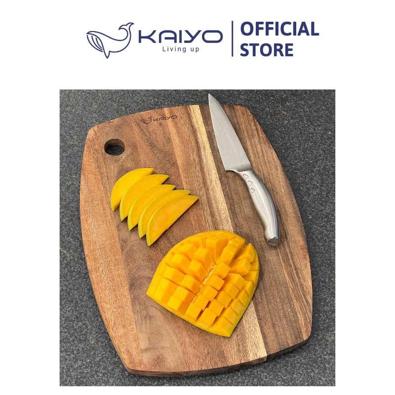 Thớt thái gỗ óc chó Kaiyo hình ovan