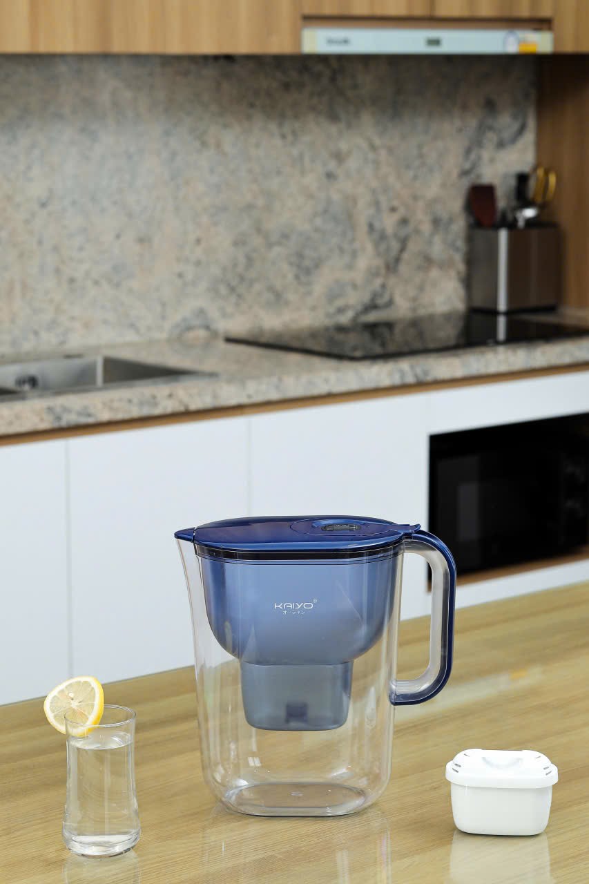 Bình lọc nước đa năng Kaiyo màu xanh đậm, dung tích 4.2L [mã KWF-8289]