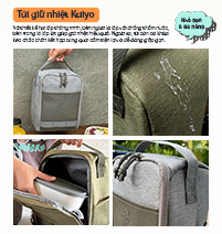 Túi Giữ Nhiệt Kaiyo, màu xanh rêu