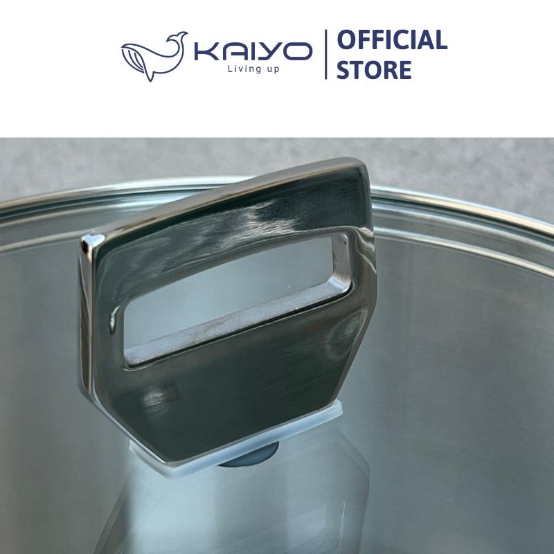 Nồi inox thân đáy liền 3 lớp Kaiyo size 20cm