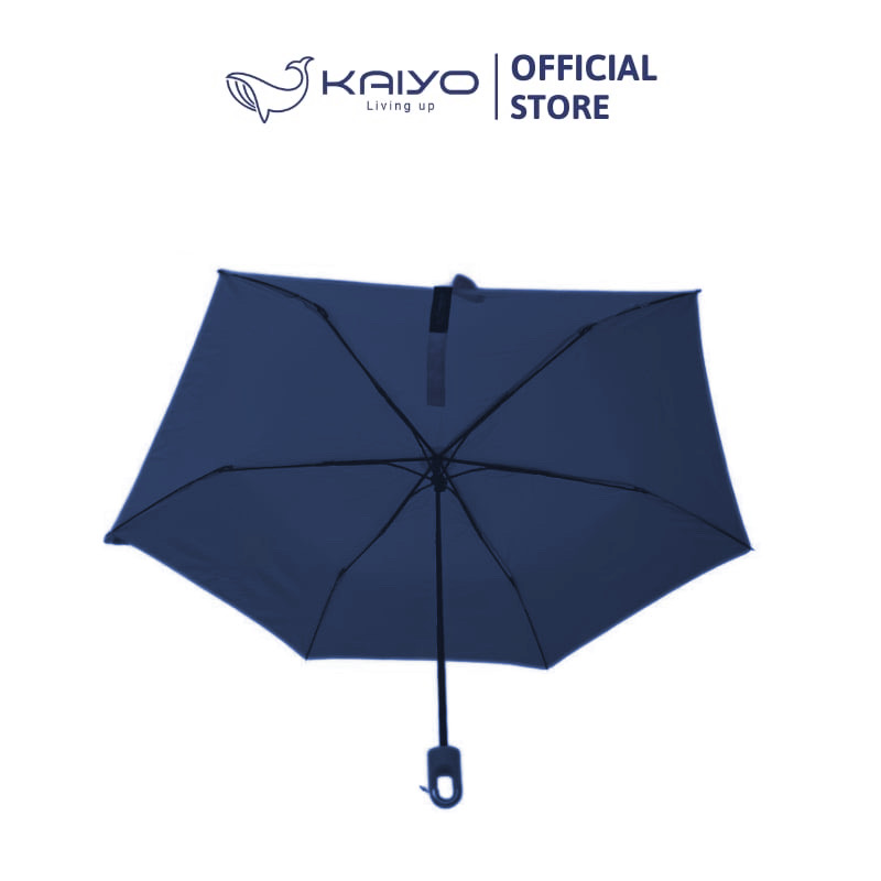 Ô gấp gọn siêu nhẹ có móc treo Kaiyo, màu xanh navy