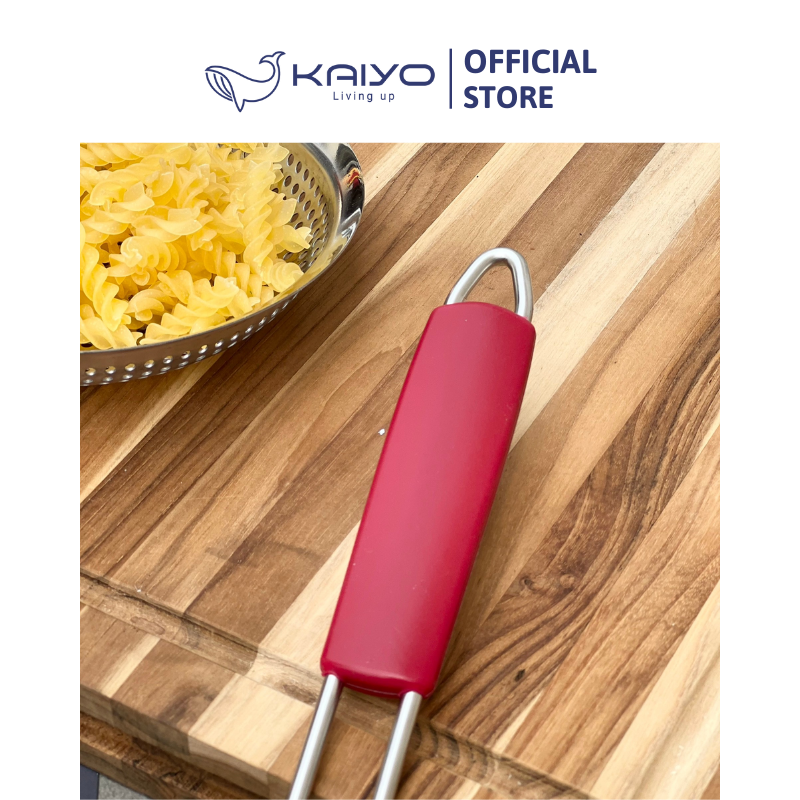 Muôi vớt inox 304 cỡ lớn nguyên khối Kaiyo 16,5cm