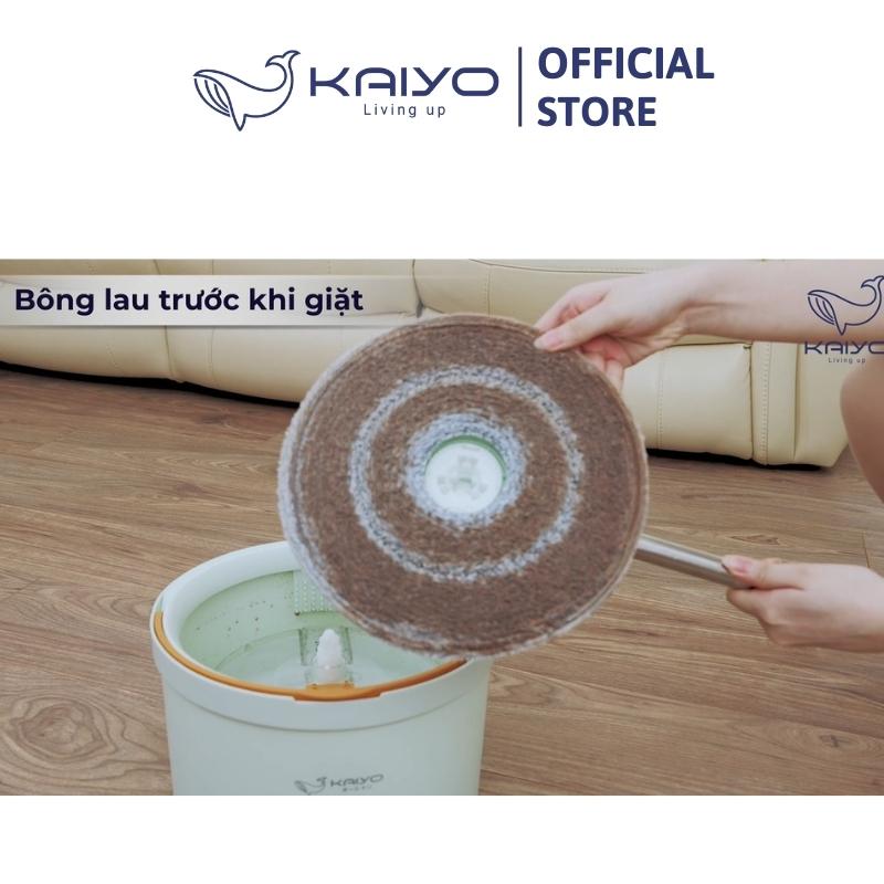 Cây lau nhà thông minh tách nước bẩn Kaiyo, màu xanh mint [mã: KM51_MINT]