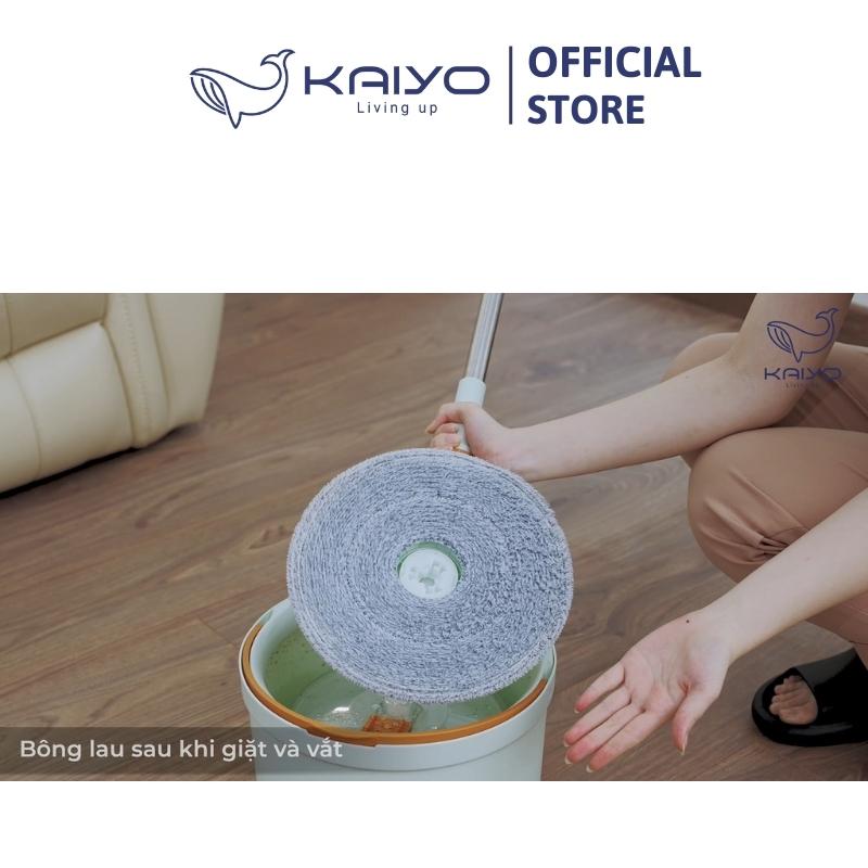 Cây lau nhà thông minh tách nước bẩn Kaiyo, màu xanh mint [mã: KM51_MINT]