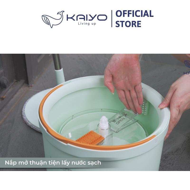 Cây lau nhà thông minh tách nước bẩn Kaiyo, màu xanh mint [mã: KM51_MINT]