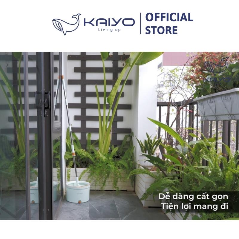 Cây lau nhà thông minh tách nước bẩn Kaiyo, màu xanh mint [mã: KM51_MINT]