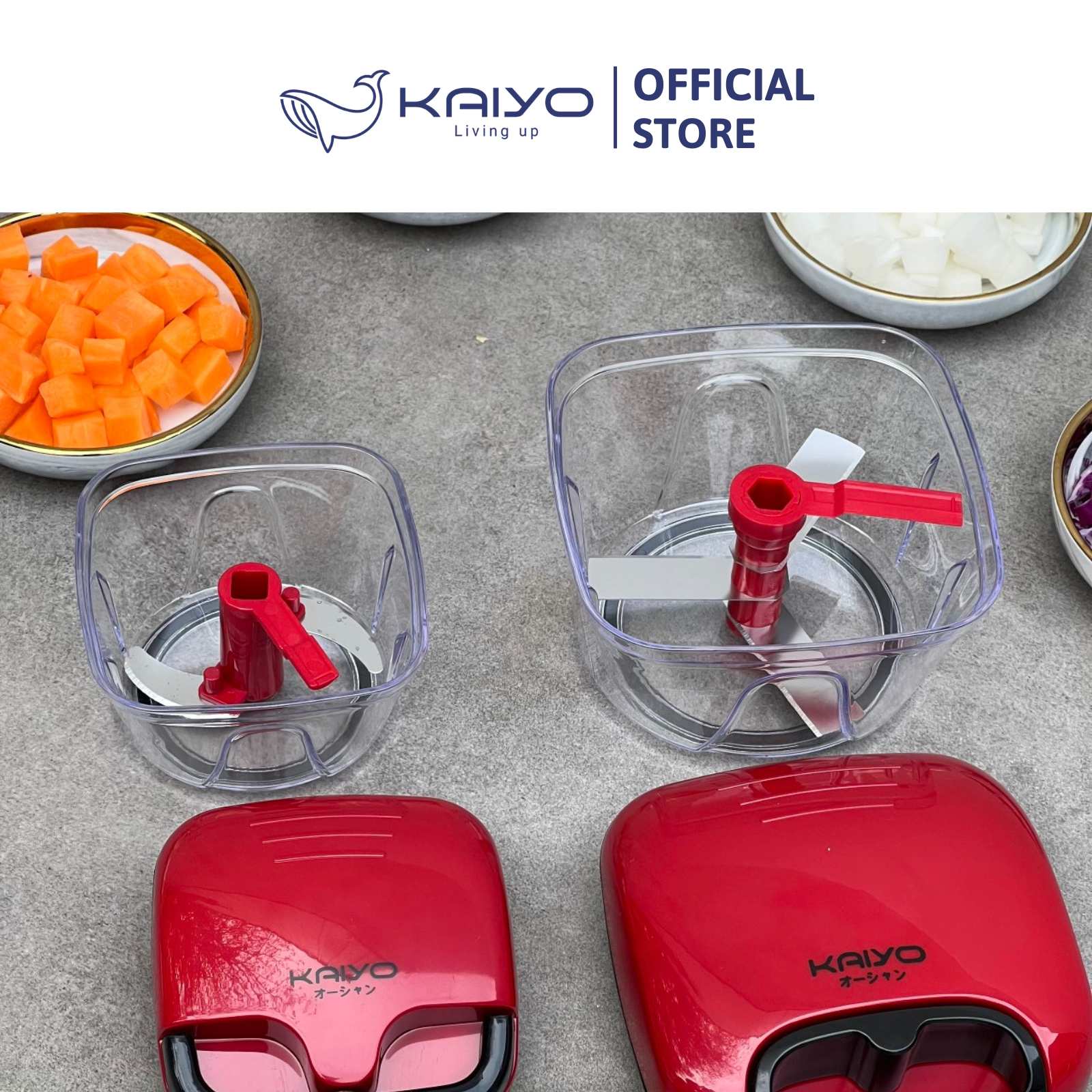 Xay tỏi ớt Kaiyo 400ml