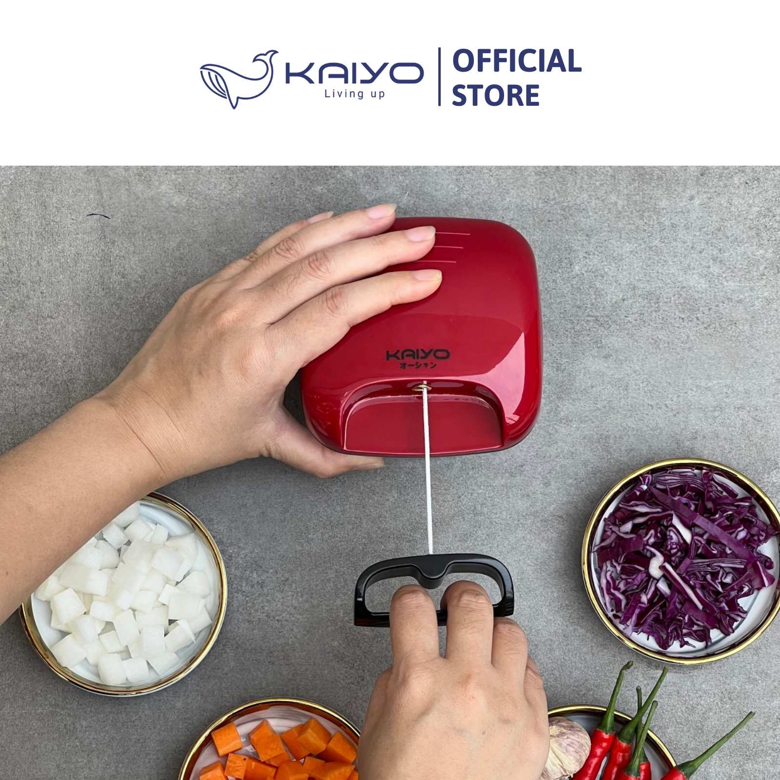 Xay tỏi ớt Kaiyo 400ml