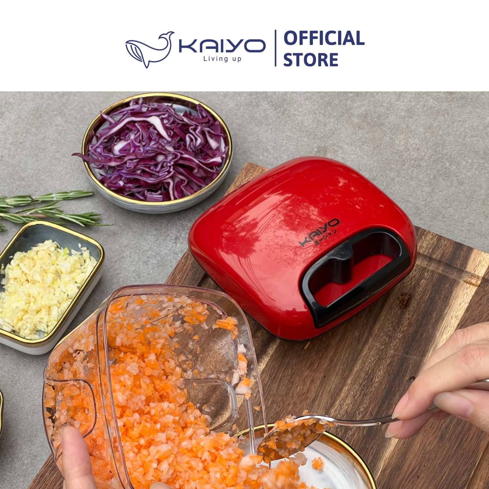 Xay tỏi ớt Kaiyo 400ml