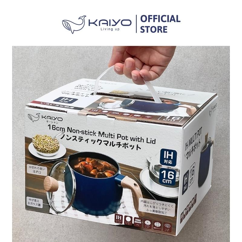 Nồi chiên ngập dầu Kaiyo, màu đỏ, xanh navy, xanh mint