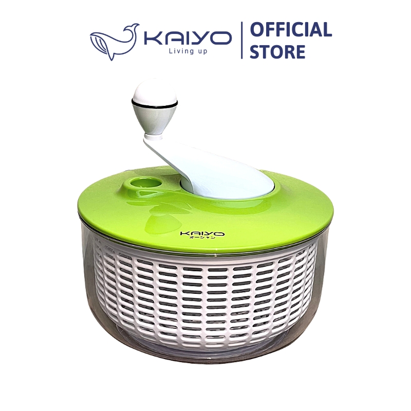 Rổ quay rau li tâm Kaiyo 5.5L màu xanh