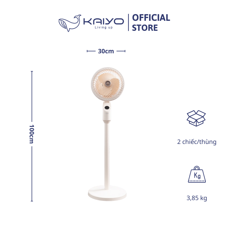Quạt tuần hoàn không khí 15 tốc độ Kaiyo