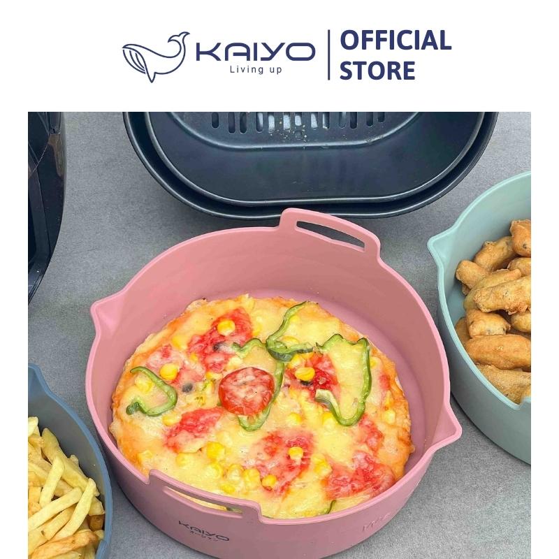 Khay silicon Kaiyo dùng cho nồi chiên không dầu, lò nướng