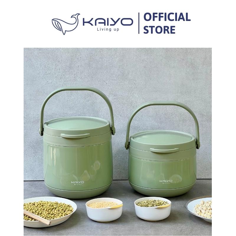 Nồi ủ chân không Kaiyo màu xanh mint 3L