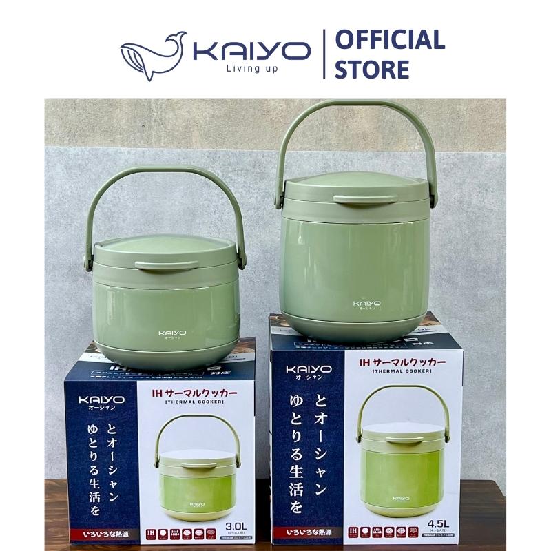 Nồi ủ chân không Kaiyo màu xanh mint 3L