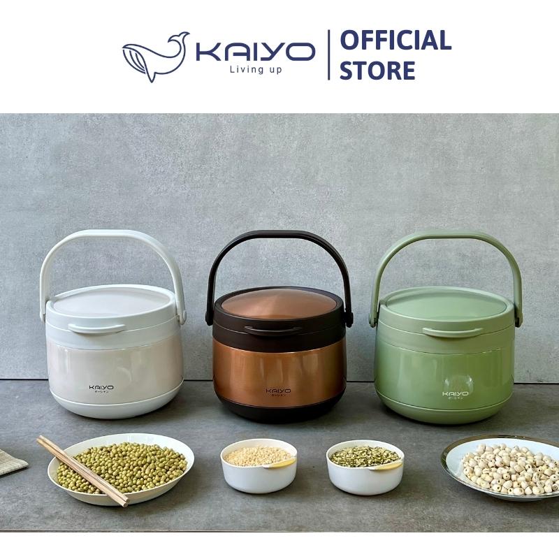 Nồi ủ chân không Kaiyo màu xanh mint 3L