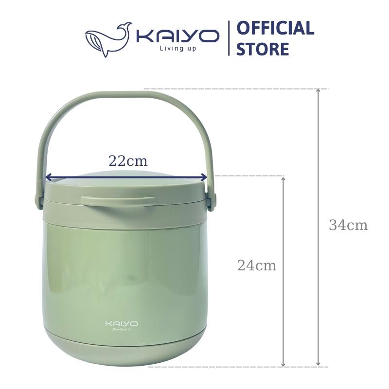 Nồi ủ Kaiyo màu xanh mint 4,5L