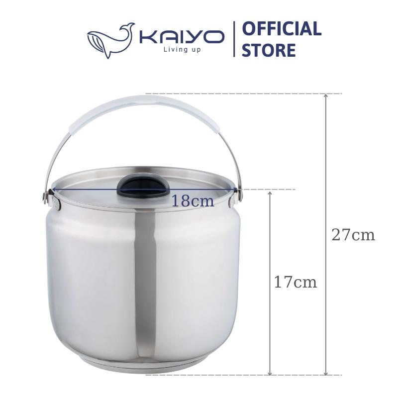 Nồi ủ Kaiyo màu xanh mint 4,5L