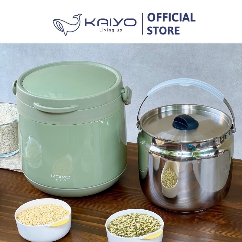 Nồi ủ Kaiyo màu xanh mint 4,5L