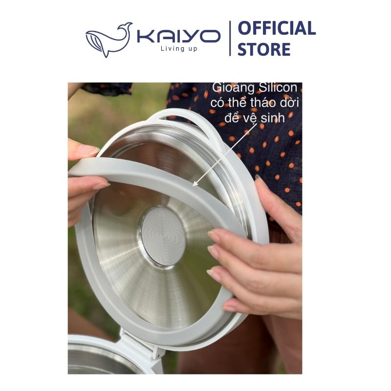 Nồi ủ Kaiyo màu xanh mint 4,5L