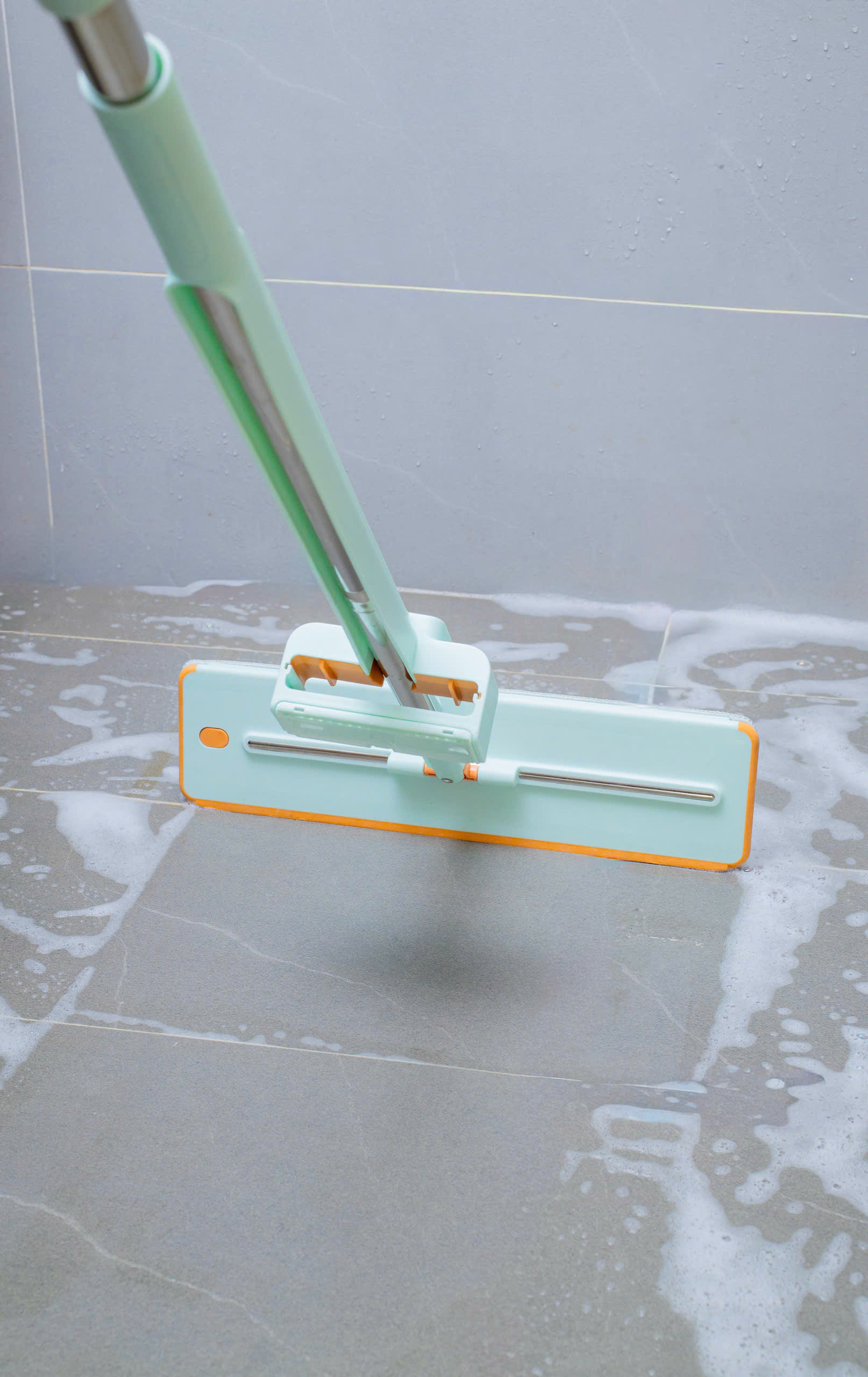 Cây lau nhà tự vắt chữ nhật Kaiyo, màu xanh mint [mã KMP-8234]
